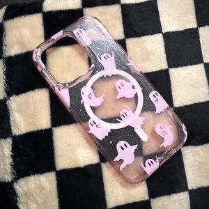 EUC PINK MagSafe ghost case